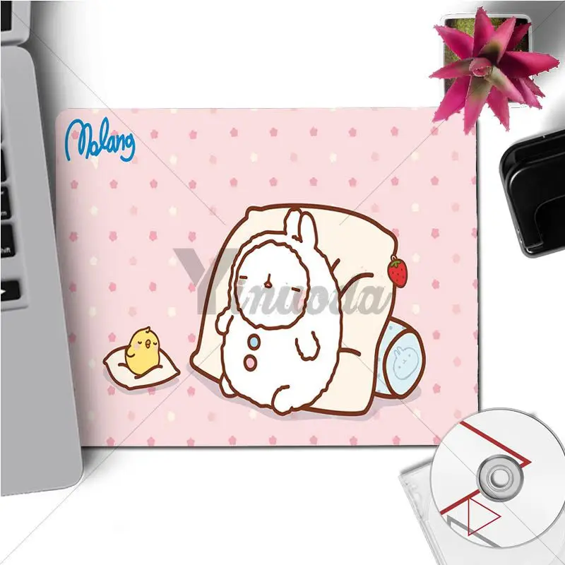 Yinuoda, Новое поступление, Molang спальный кофейный коврик для ноутбука, игровой коврик для мыши, размер для 180x220x2 мм и 250x290x2 мм, маленький коврик для мыши