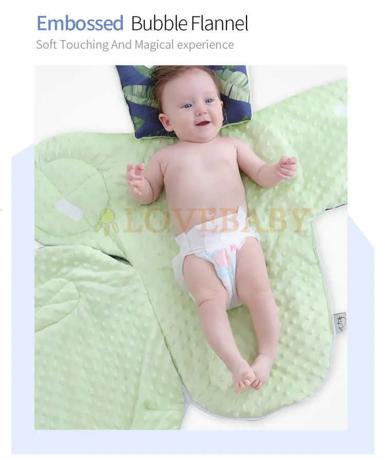 Iiilovebaby теплый детский конверт для сна для новорожденных мягкий хлопок теплый плед зима мультфильм одеяло для детей спальный мешок ребенка