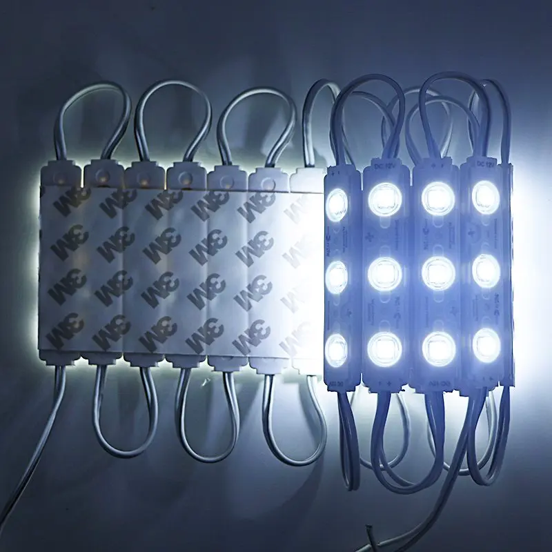 

SZYOUMY 5050 SMD 3 SMD Injection Round Ball Lens High Bright LED Module 12V Waterproof White High Bright Lamps DHL Shipping