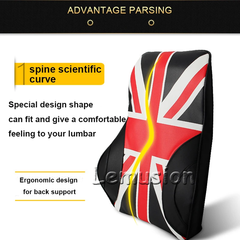 1x Новый спинного Средства ухода за мотоциклом автомобиль поясничной Подушки для