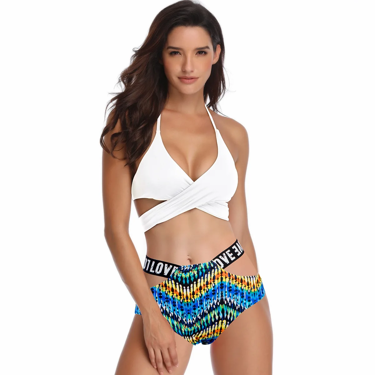 Сексуальный комплект бикини для женщин новинка 2019 женский купальный костюм с