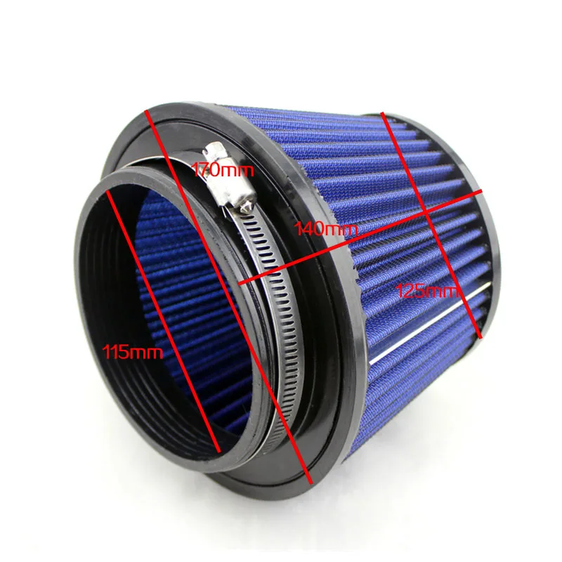 Автомобильные аксессуары 115 мм моющийся воздушный фильтр с грибовидной головкой