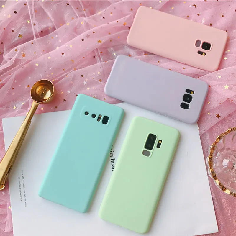 Матовый мягкий чехол для телефона для samsung Galaxy A3 A5 A7 J1 J3 J5 J7 Grand Prime S9 S8 плюс S6 S7 Edge Note 8 силиконовый чехол