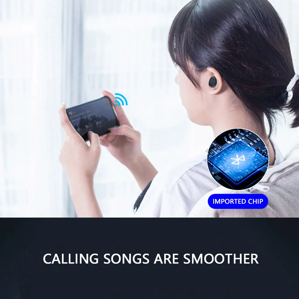 KISSCASE Беспроводные Bluetooth 5,0 наушники музыка объемный HD стерео спортивные IPX7 водонепроницаемые мини беспроводные наушники вкладыши гарнитуры