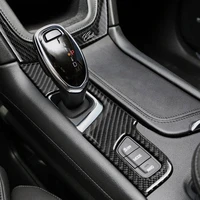 for cadillac xt5 2015 2018 real carbon fiber gear car shift panel cover trim decor