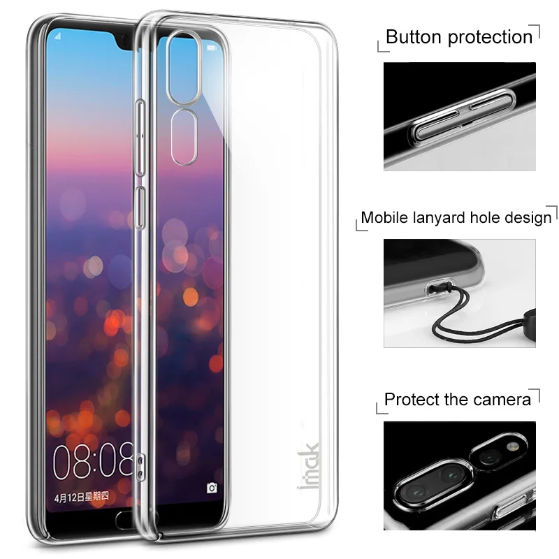 Чехол для Huawei P20 Pro Coque IMAK Прозрачный чехол Жесткий Пластик Силиконовые чехлы Crystal
