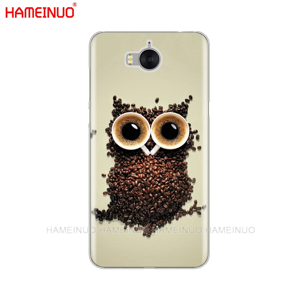 HAMEINUO чехол для сотового телефона с кофейным рисунком huawei honor 3C 4X 4C 5C 5X 6 7 Y3 Y6 Y5 2 II Y560