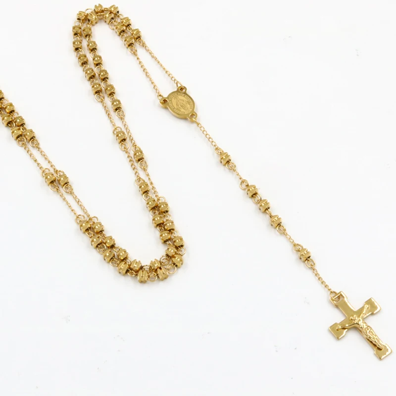 1 четки Девы Марии бусины для ожерелья цепочка подвеска в виде креста с Иисусом
