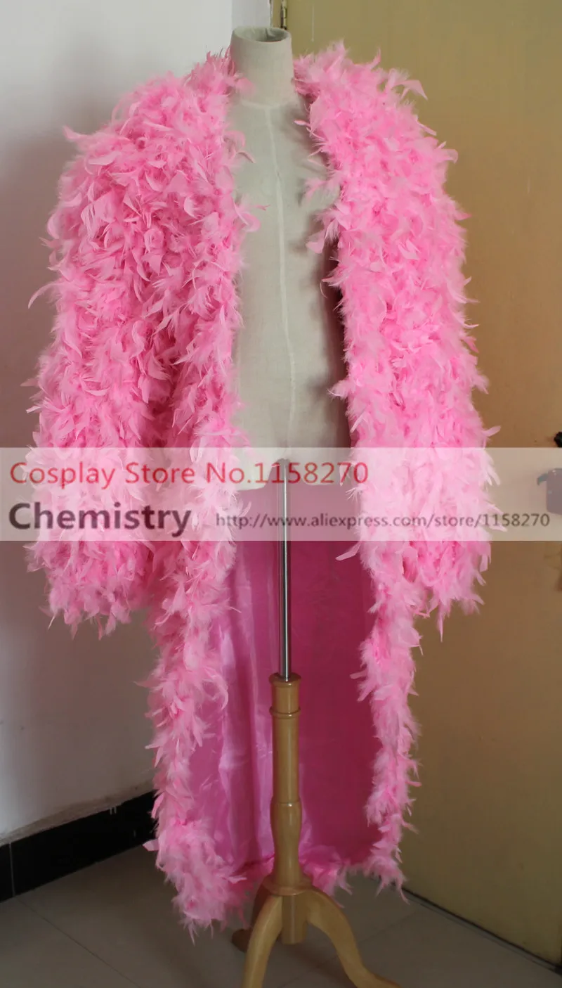 Free Shipping One Piece Donquixote Doflamingo Cosplay Costume Feather Coat |