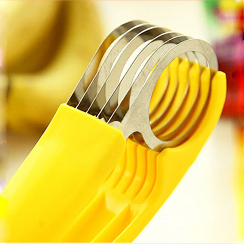 QuickDone Banana Slicers Cutters Stainless Steel Cucumber Chopper Sausage Ham Slicer Salad Sundaes Tools Home Cooking CKC1011 | Дом и сад