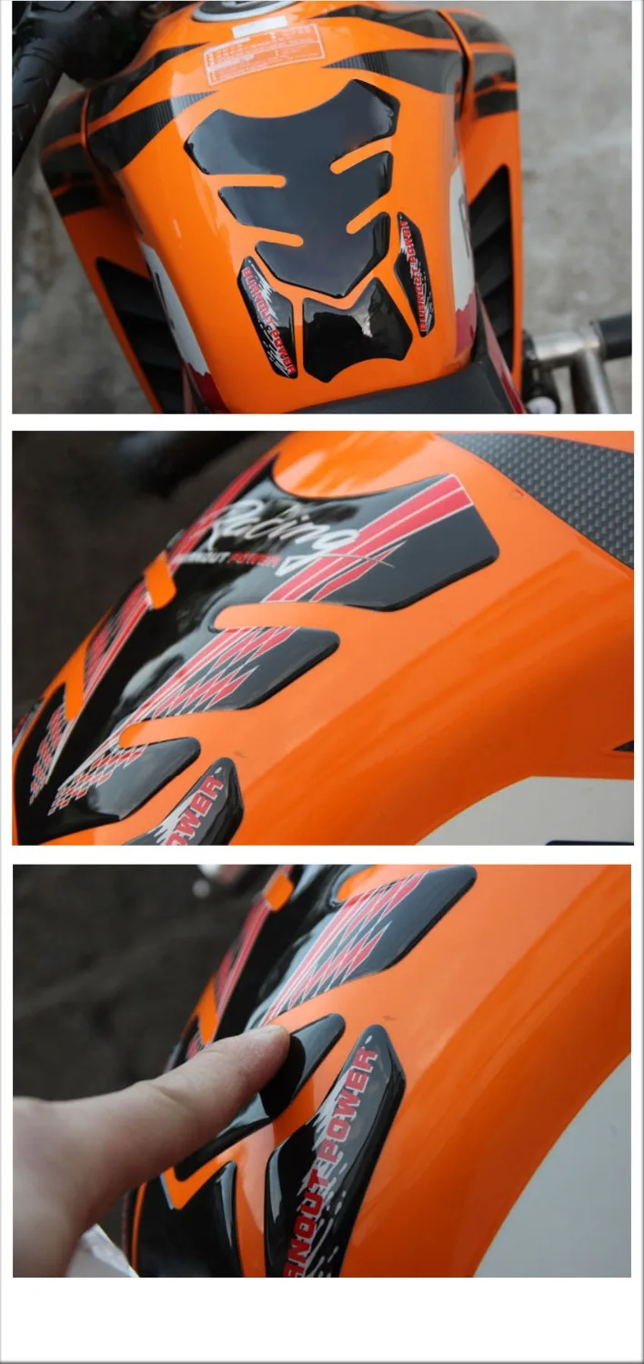 3D мотоцикл наклейки и надписи Фюле Бензобак pad защита бака для yamaha yz 125 suzuki gsx-r 600 k8 мотоцикл «Триумф»