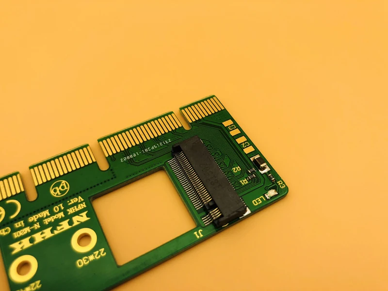 5 шт. NGFF M.2 NVME AHCI SSD для PCI-E PCI Express 3 0x4x16 Riser Card M Соединитель в форме ключа адаптер XP941