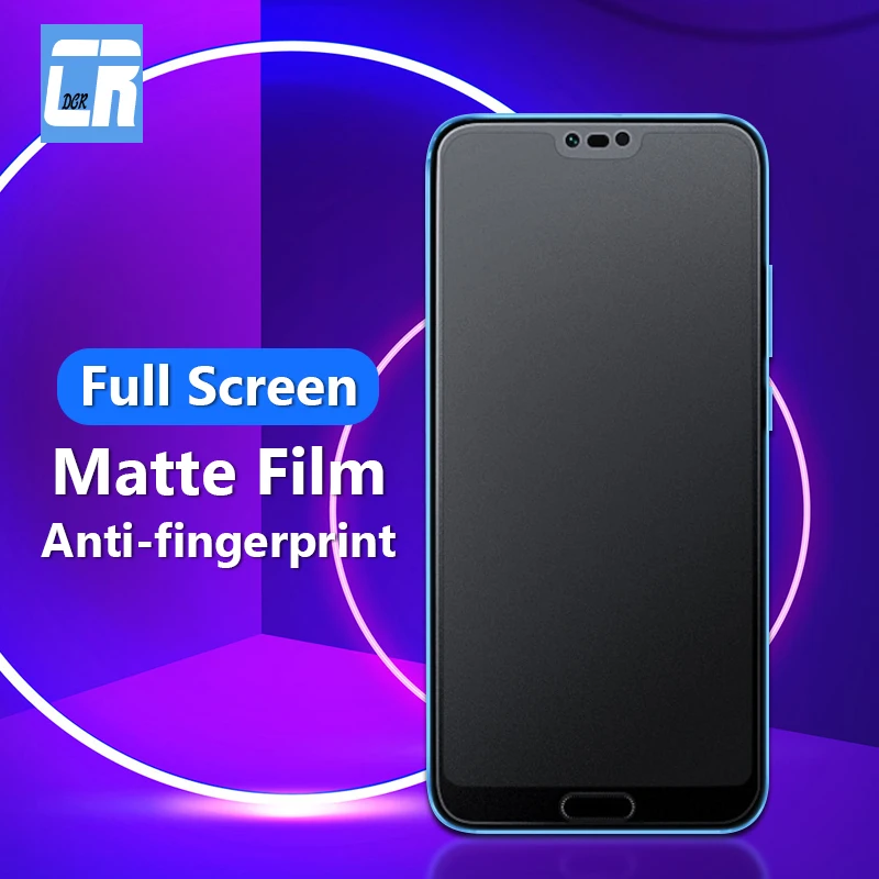 С защитой от отпечатков пальцев матовая защитная пленка для huawei P30 20 Lite Экран протектор матовое закалённое стекло для huawei Nova 4 4E 3 3I 3E