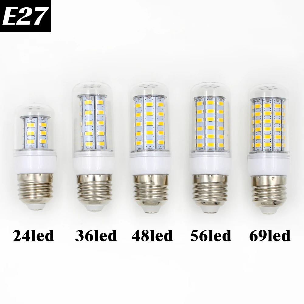 YNL светодиодный ная лампа E27 220 в 24 36 48 56 69 LED s SMD5730 Bombillas lamparas Lampada de Light лампочки с