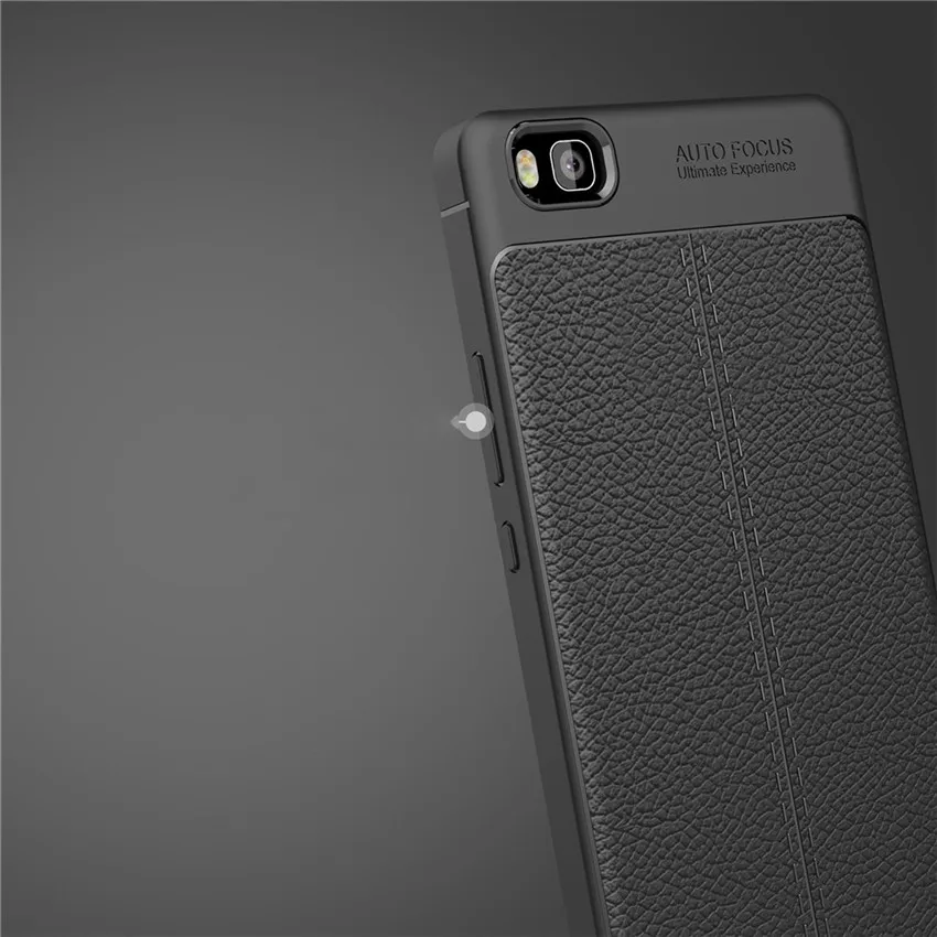 Triseoly ударопрочный кожаный чехол из углеродного волокна для huawei P8 lite чехол для huawei P8 Lite 5,0"