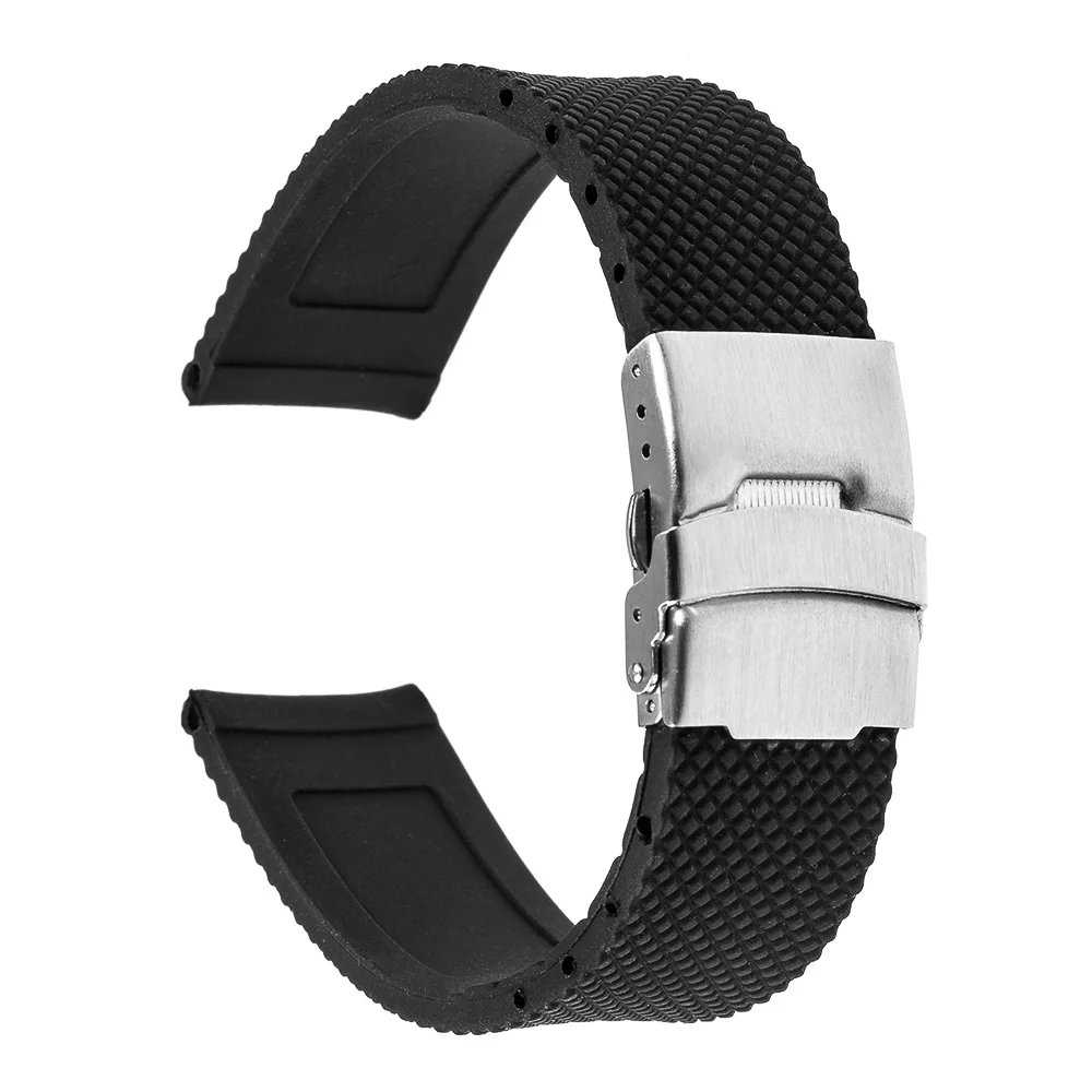 Ремешок силиконовый для мужских и женских наручных часов Luminox резиновый