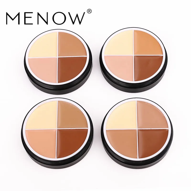 Menow 4 Colors Brand Makeup Face Concealer Cream Long Lasting Waterproof Camouflage Palette Cosmetics C14002 ~ | Красота и здоровье