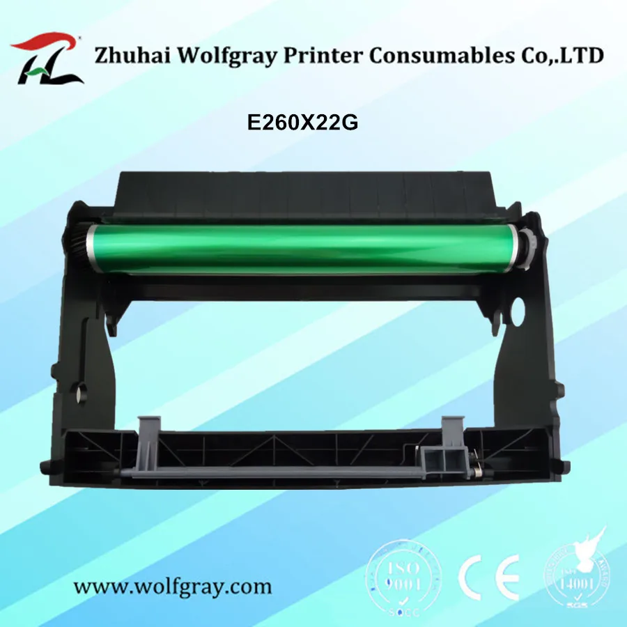 Совместимый E260 для барабанной рамы Lexmark E260X22G E260d E260dn E360d E360dn/E460dn/E460dw/E462dtn