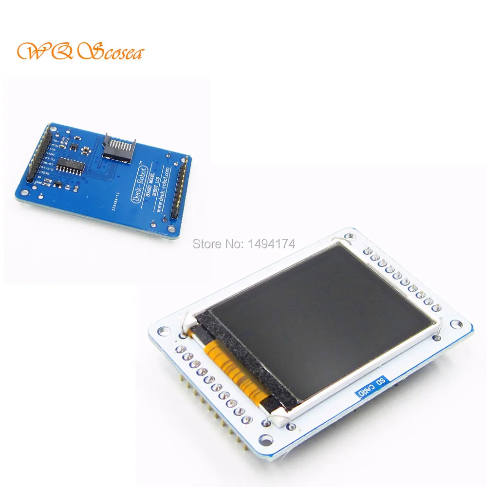 WQScosea Q8S-367 1.8&quot 1.8 inch 128x160 TFT LCD Screen Shield Module Display SPI serial For Arduino Esplora Uno Leonardo AVR |