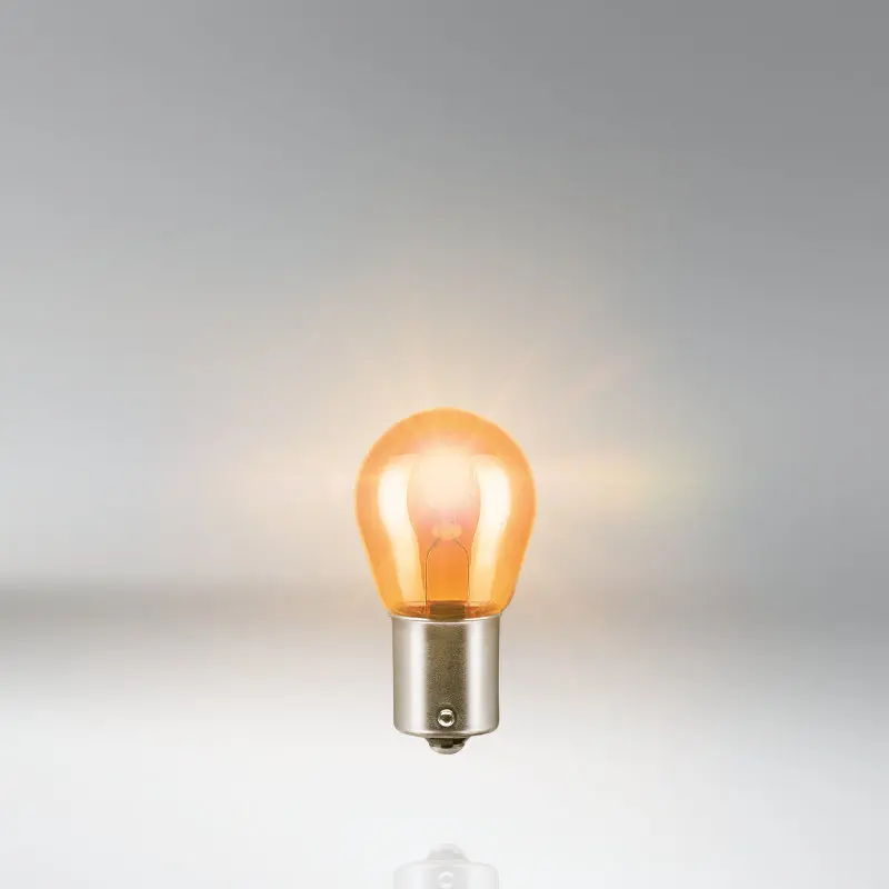 Автомобильная галогенная лампа OSRAM 7507 PY21W S25 BAU15s 12 в 21 Вт желтая Янтарная