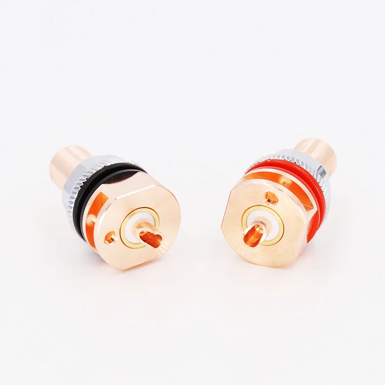Розетка RCA из чистой меди гнездо для пайки Hifi viборг RC101|socket|hifihifi rca |