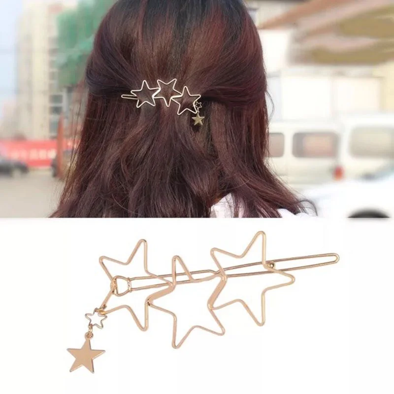 Заколка для волос Gilr металлическая звезда кисточка заколка ювелирные изделия