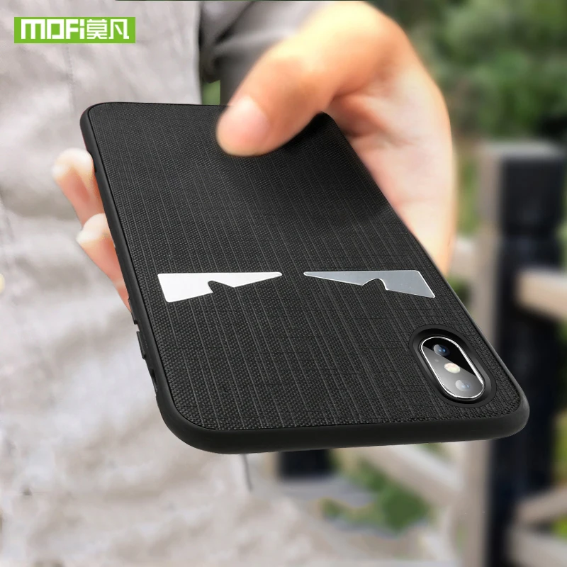 Для iPhone х чехол кожаный бумажник Элитный бренд для Apple X силиконовый Mofi Heavy Duty