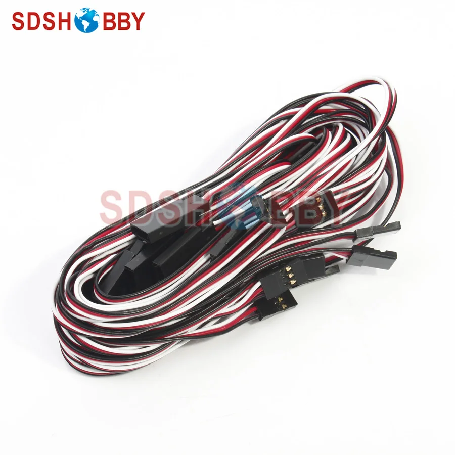 10 шт. * 26 #/26AWG Servo удлинитель плоский кабель 1000 мм|servo extension|servo extension cableservo cable |