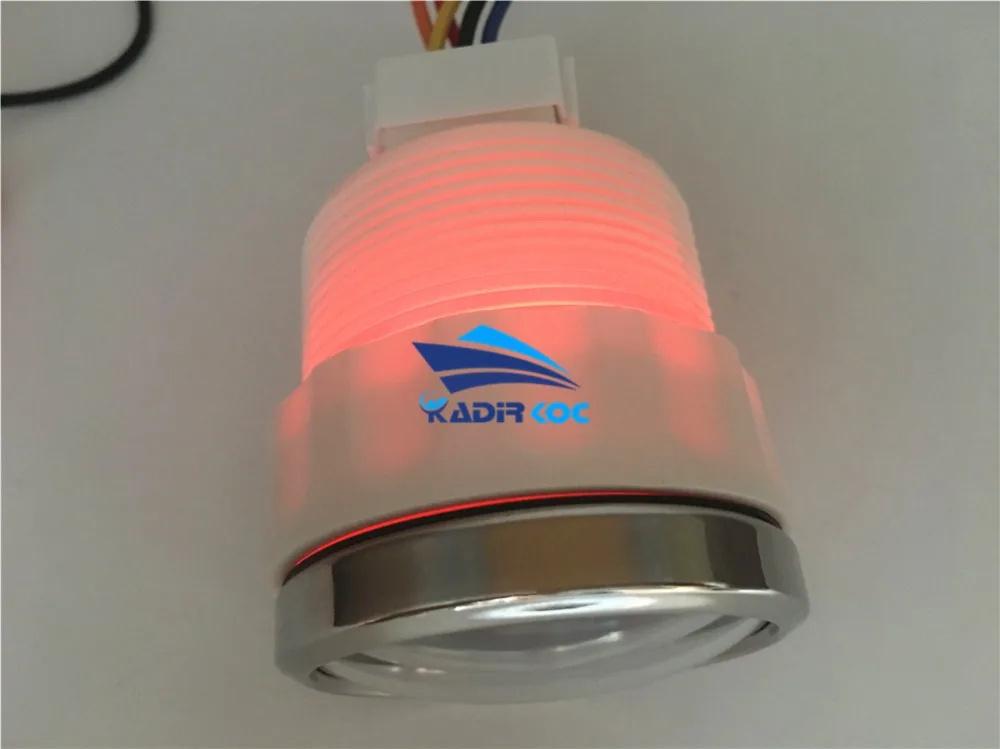 Упаковка из 1 52 мм Морской Указатель уровня топлива 0-190ohm/240-33ohm входной сигнал датчик уровня топлива с красной или Желтой подсветкой