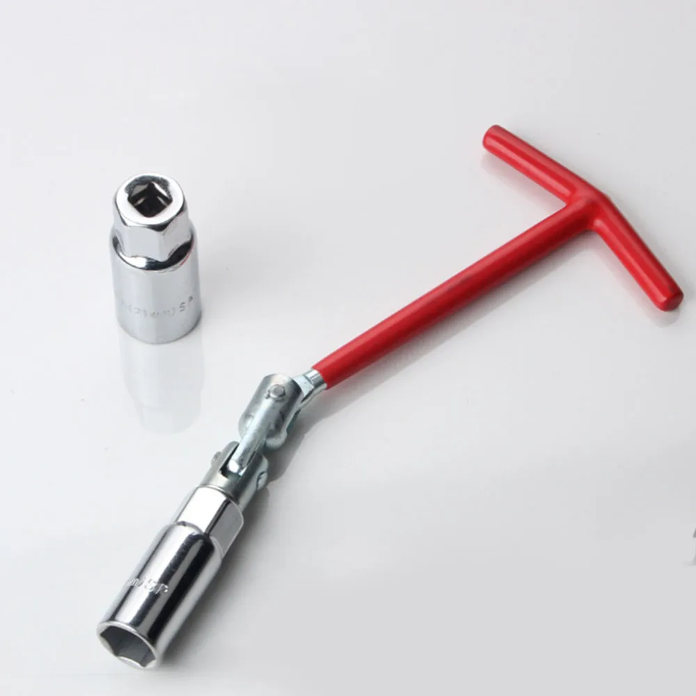 Т-образная Свеча зажигания торцевой ключ инструмент для разборки Нержавеющая
