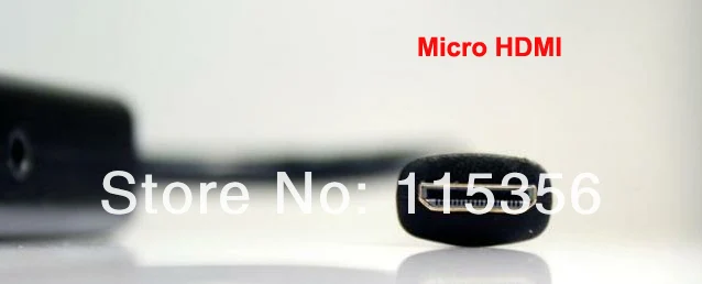 Мини микро HDMI к VGA кабель шнур 15 см адаптер конвертер с аудио папа женскому|micro