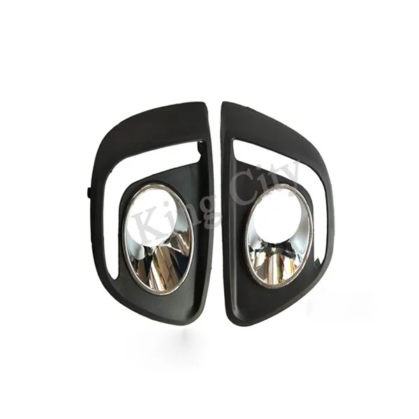 1PairFog Light Cover CAPQX для Great Wall M4 Haval Hover H1-17 дневной ходовой светильник лампа для поворотного сигнала передний бампер противотуманный светильник - Испускаемый цвет: 1PairFog Light Cover