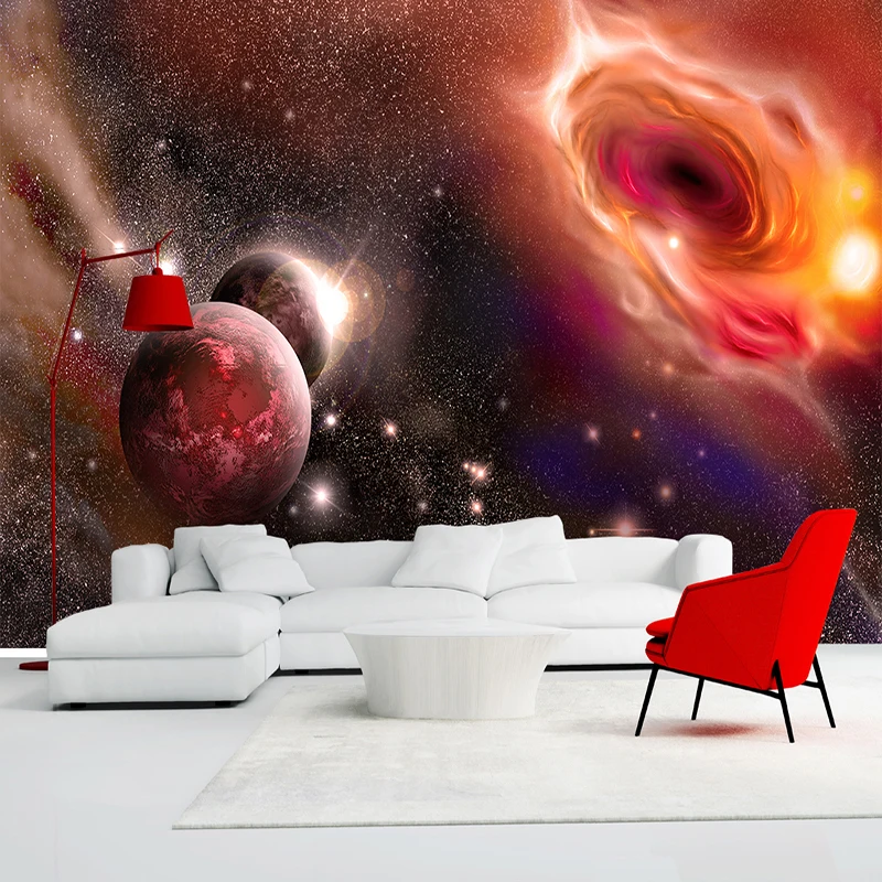 Современные креативные 3D фотообои звездное небо Млечный путь настенные фрески