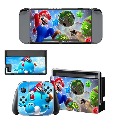 YSNS0414 Супер Марио nintendo switch кожа Nintend переключатель Vinilo наклейка для nintendo Switch NS консоль Joy-con контроллер - Цвет: YSNS0414