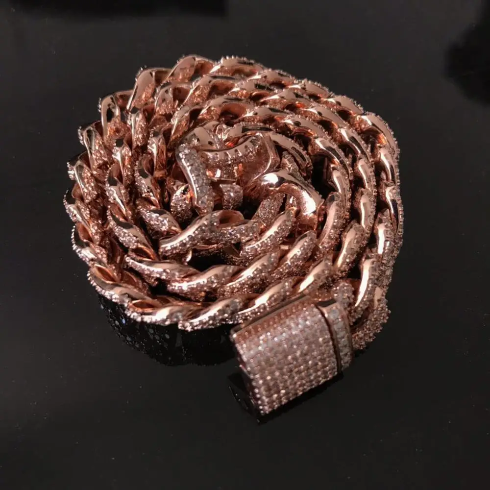 Новое поступление острые кубинские цепи цепочка Майами