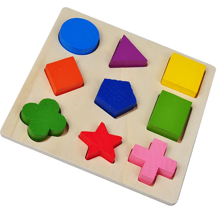 1 Компл. Детские Дети Деревянный Головоломки Монтессори Раннего Обучения