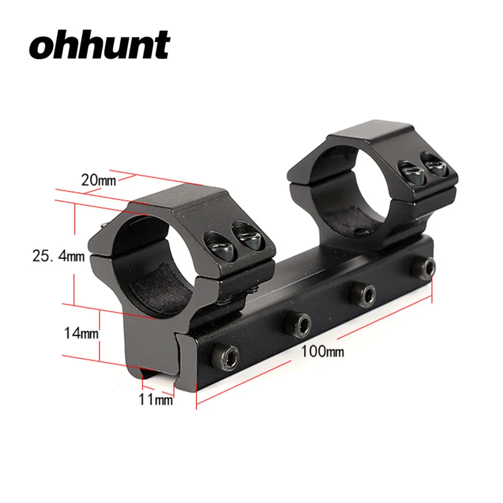 Ohhunt 10 см средний профиль 11 мм ласточкин хвост 25 4 1 дюйм кольца прицела с стопорным