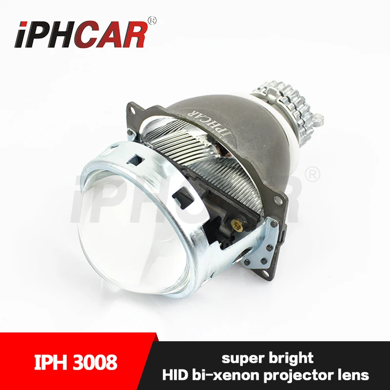 Free Shipping IPHCAR Car Styling LHD/RHD Mini Bi-xenon Projector Lens Auto Angel Eyes Light Headlight Retrofit Xenon | Автомобили и