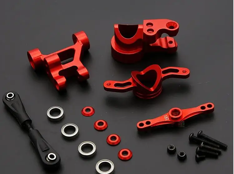 Комплект рулевого механизма с двумя сервоприводами ЧПУ для 1/5 ROVAN LT Losi 5ive T rc