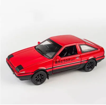 red red D AE86 сплав металла литые под давлением автомобили звуковой светильник Модель Inital детский подарок оттягивающийся 1:28 светильник для детей мальчик игрушки транспортные средства - Цвет: red red