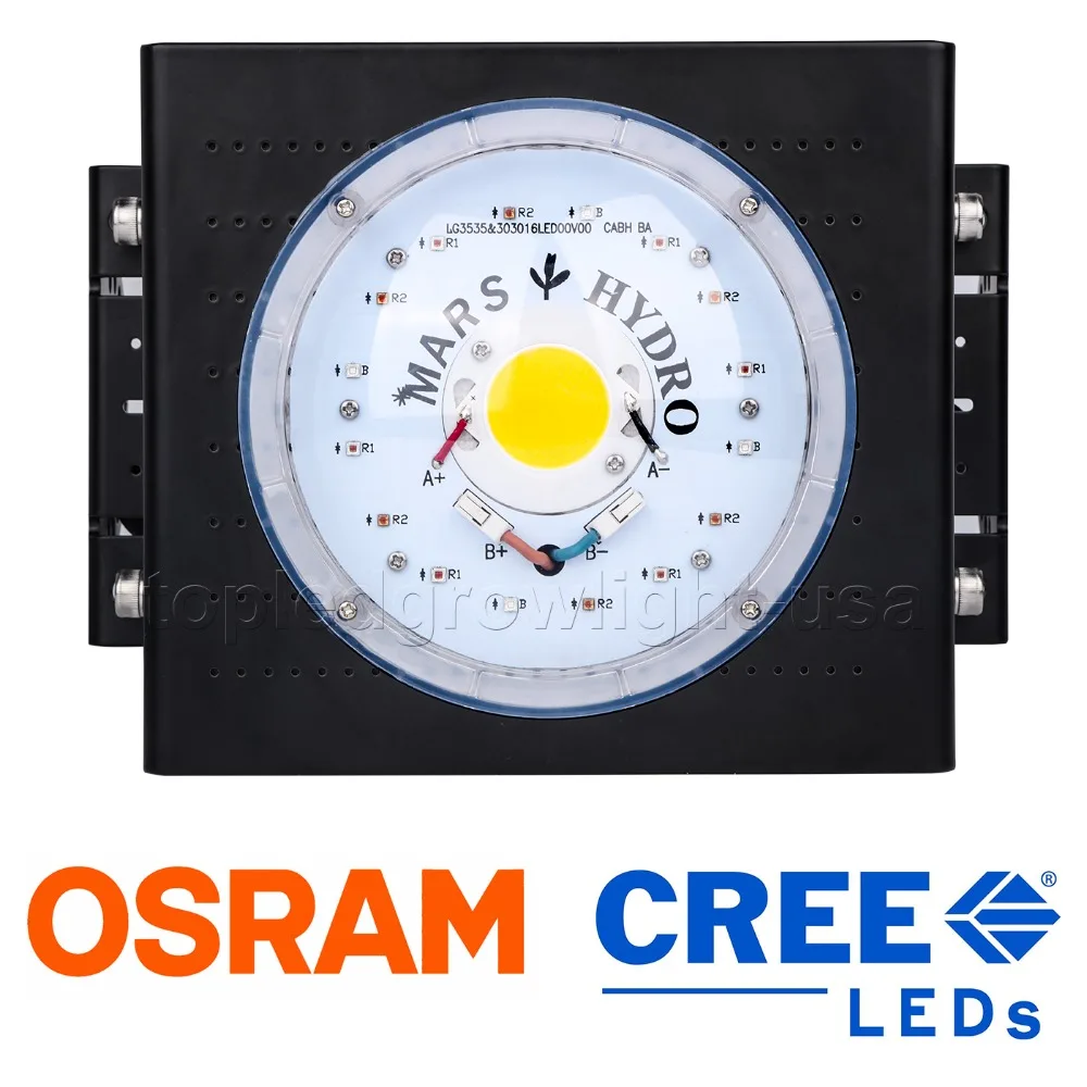 Mars Hydro Cree светодиоды CXB3590 COB 300 W Led светать полный спектр для внутреннего