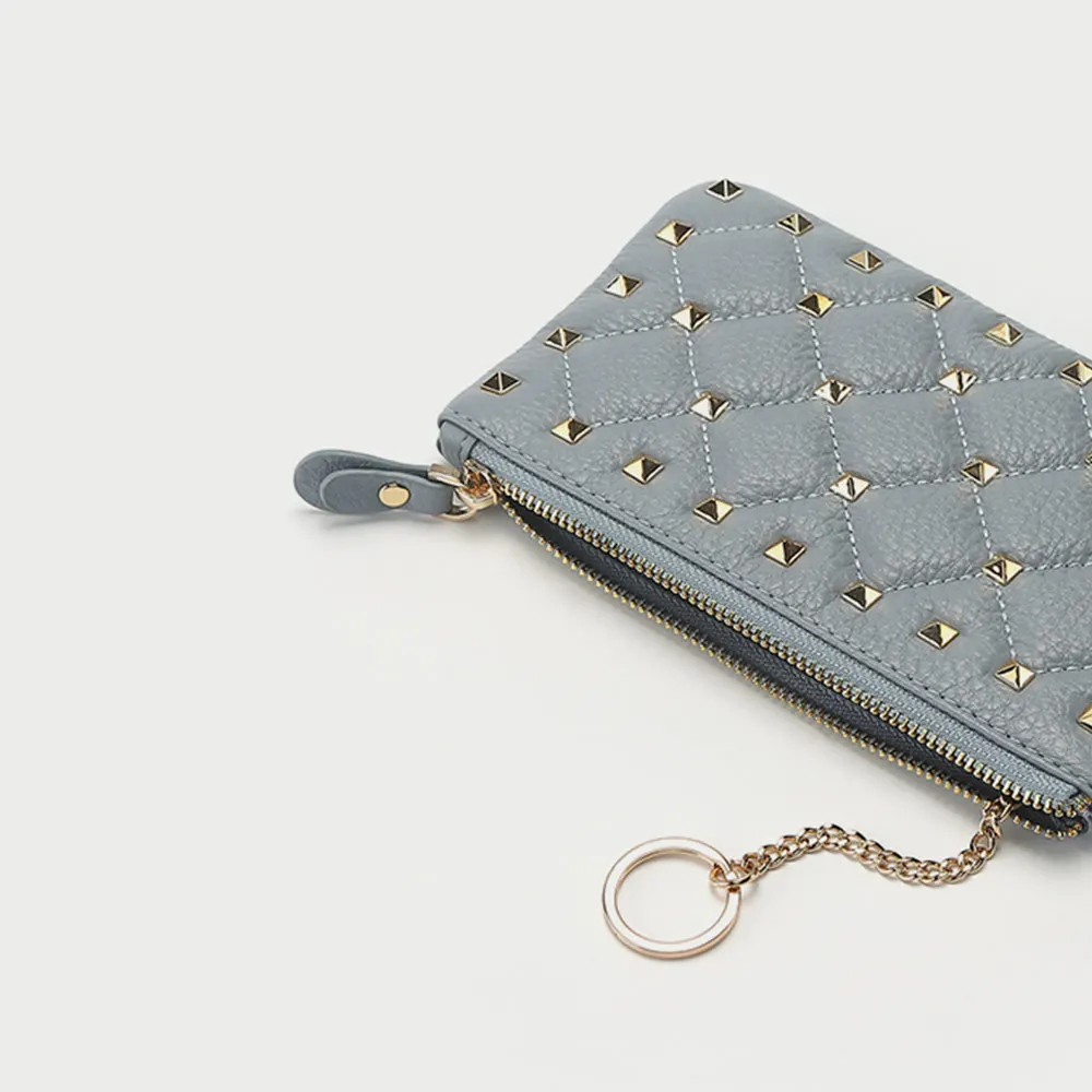 YIQIN BERYL кошелек из натуральной кожи с цепочкой держатель Billfold короткие молнии