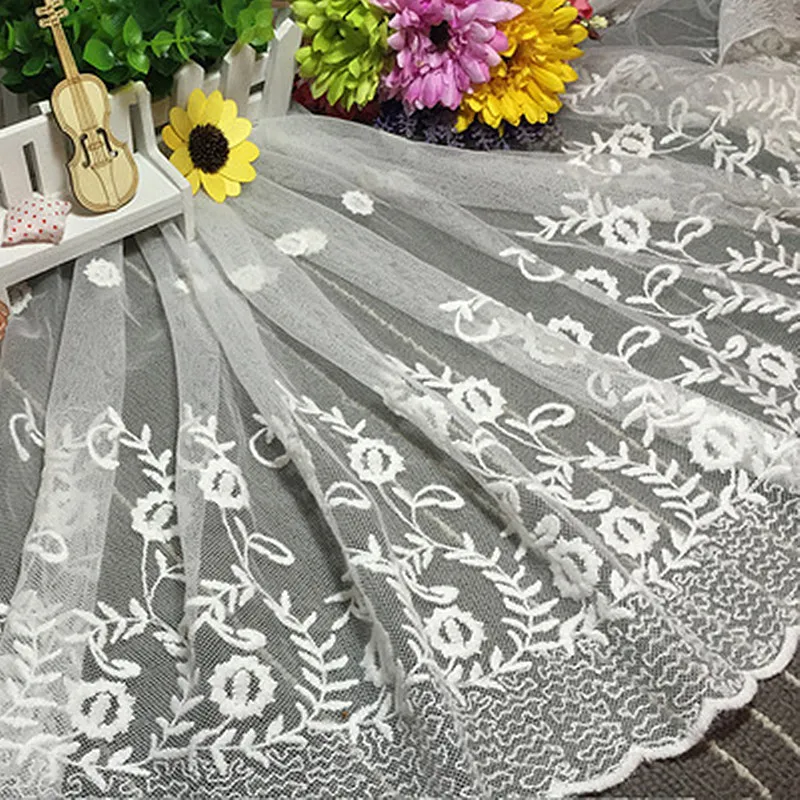 1 ярд хлопок французское кружево нигерийская вышивка аксессуары для одежды