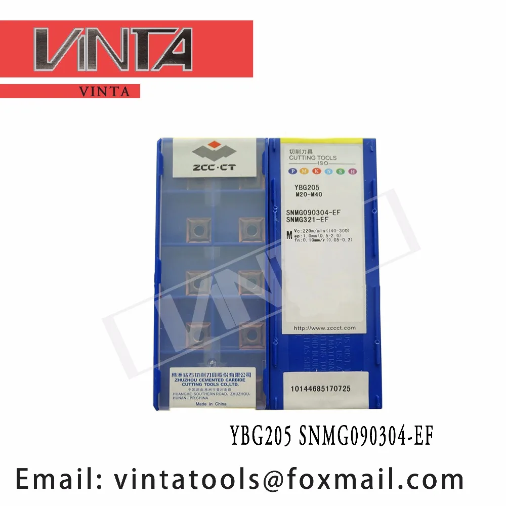 

Высококачественные 10 шт./лот YBG205 SNMG090304-EF карбидные Токарные вставки с ЧПУ