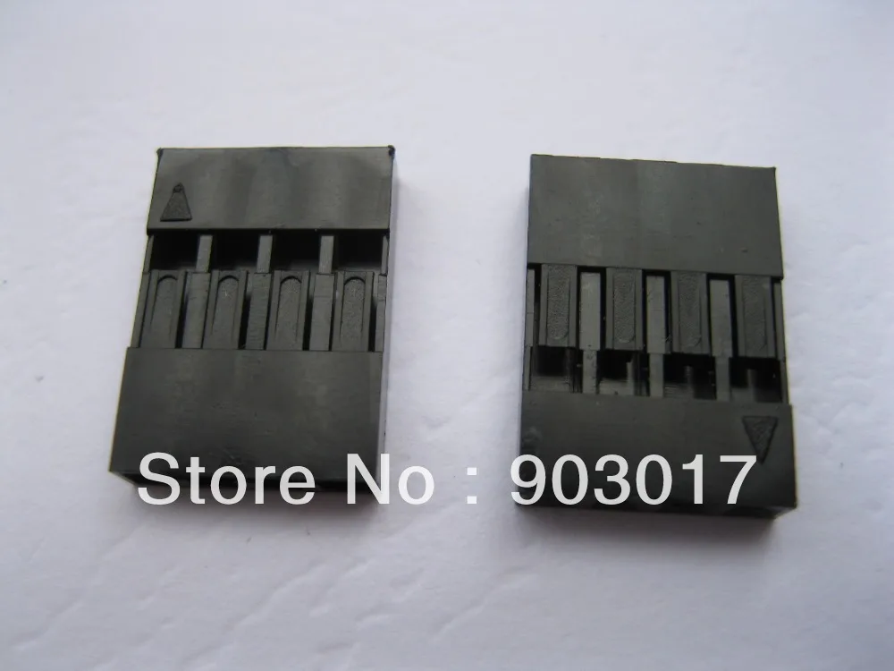 100 шт. соединительный провод женский корпус 4-контактный разъем шаг 2 54 мм черный