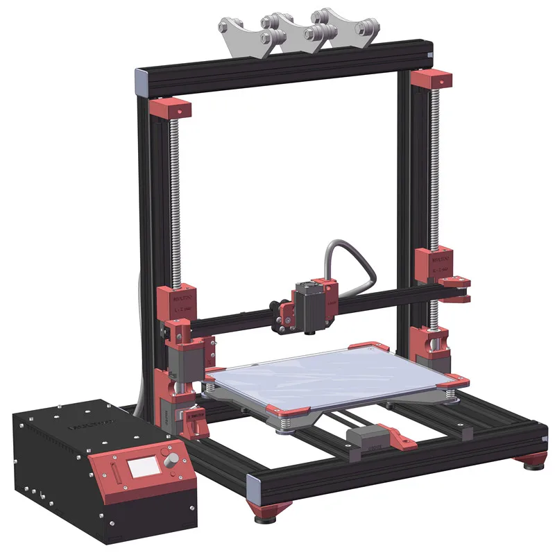 Biggerlaser  Print Plate 3d Printer multoo Double Nozzle Dual Extruder 3D printer accessories High Quality Precision