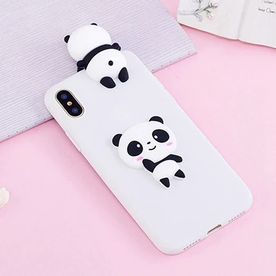 D 3D чехол для iPhone 6, 7, 8 plus, чехол, панда, единорог, фрукты, фламинго, чехол для телефона s, для iPhone 5S, 5, SE, чехол для iPhone X, чехол - Цвет: D