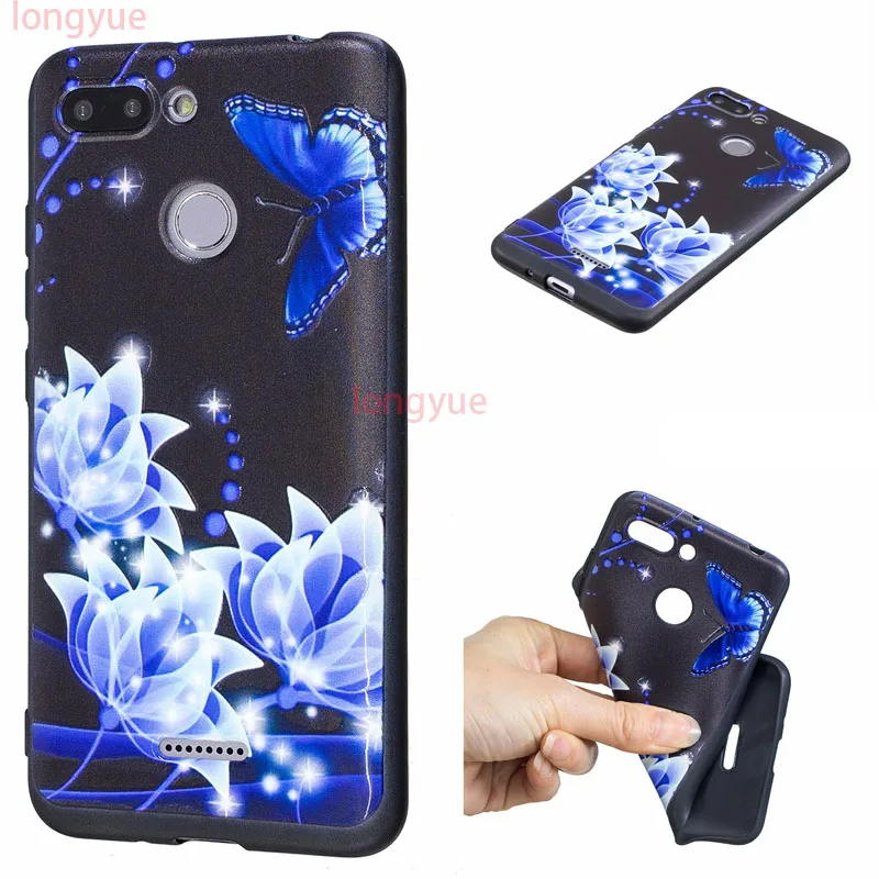 Case For Xiaomi Redmi 6 Cover 3D Cute Bags Soft Silicone TPU 6A Phone Cases |