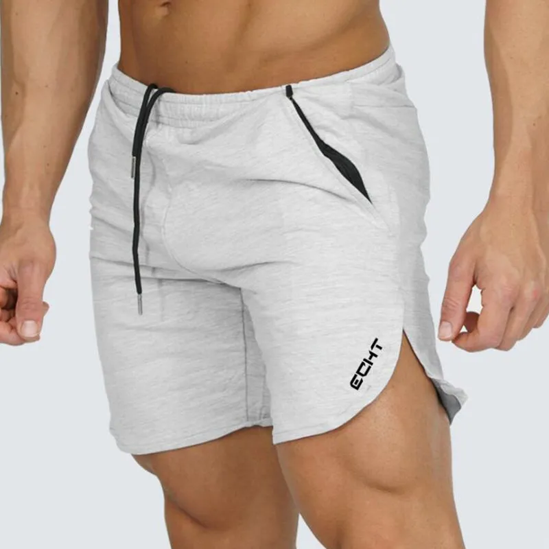 Men Running Sport Cotton Shorts Jogging Bermuda Gym Fitness Bodybuilding Sweatpants Bottoms Male Summer Workout Training Pants