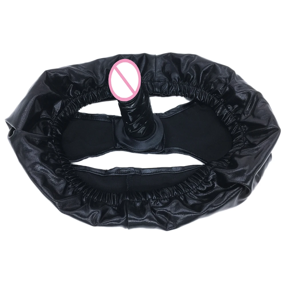 Реалистичный фаллоимитатор из искусственной кожи 9 5*3 см женский пояс верности